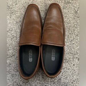 Shoes for Crews Nonslip Brown Leather Shoes
